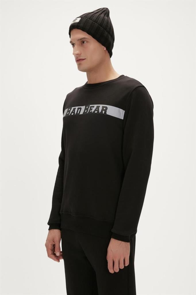 Bad Bear Erkek Sweatshirt REFLECT BEAR Erkek Sweatshirt 23.02.12.021-NIGHT
