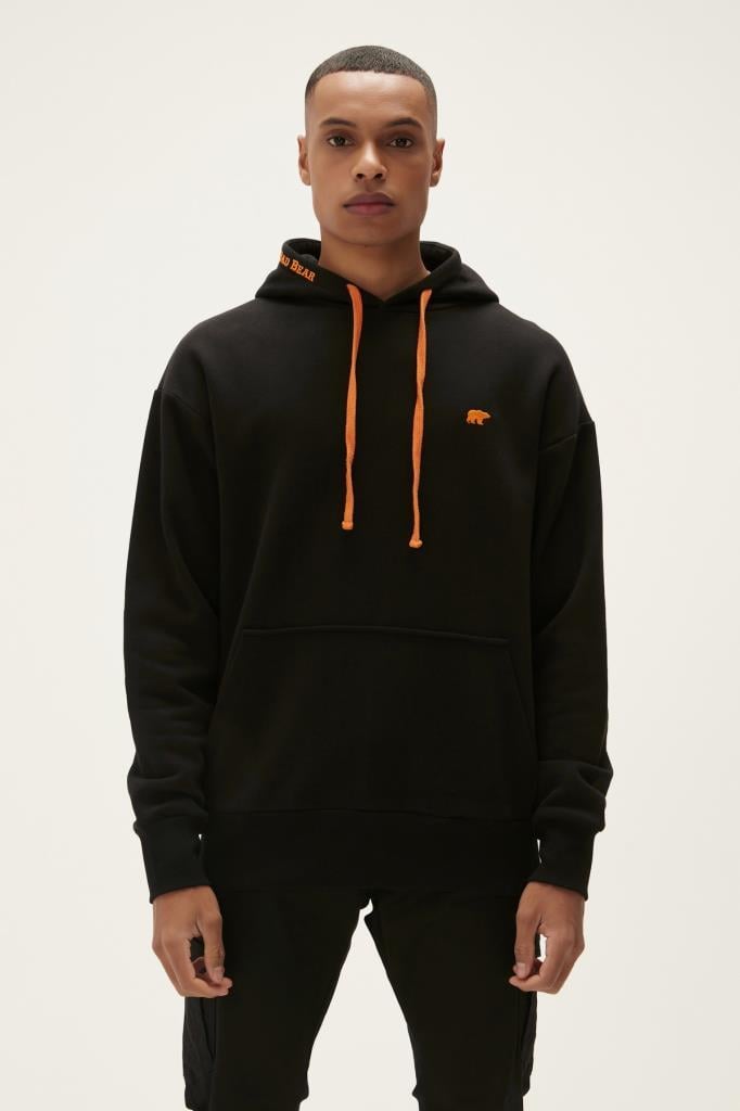 Bad Bear Erkek Sweatshirt Siyah Erkek Sweathsirt Blaze Hoodıe Nıght 22.02.12.037-Siyah