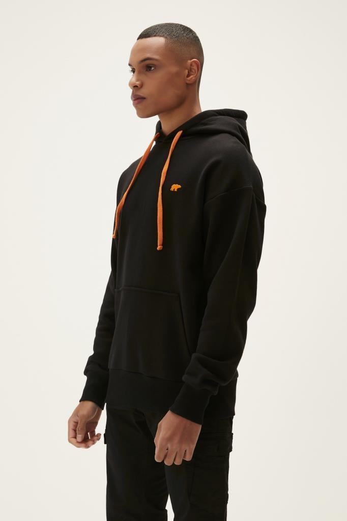 Bad Bear Erkek Sweatshirt Siyah Erkek Sweathsirt Blaze Hoodıe Nıght 22.02.12.037-Siyah
