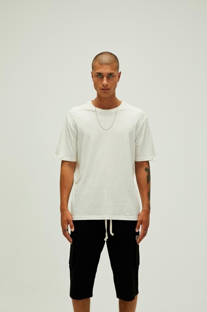 Bad Bear Erkek Tişört Oversize Beyaz T-shirt Lıber T-shirt 22.01.07.052