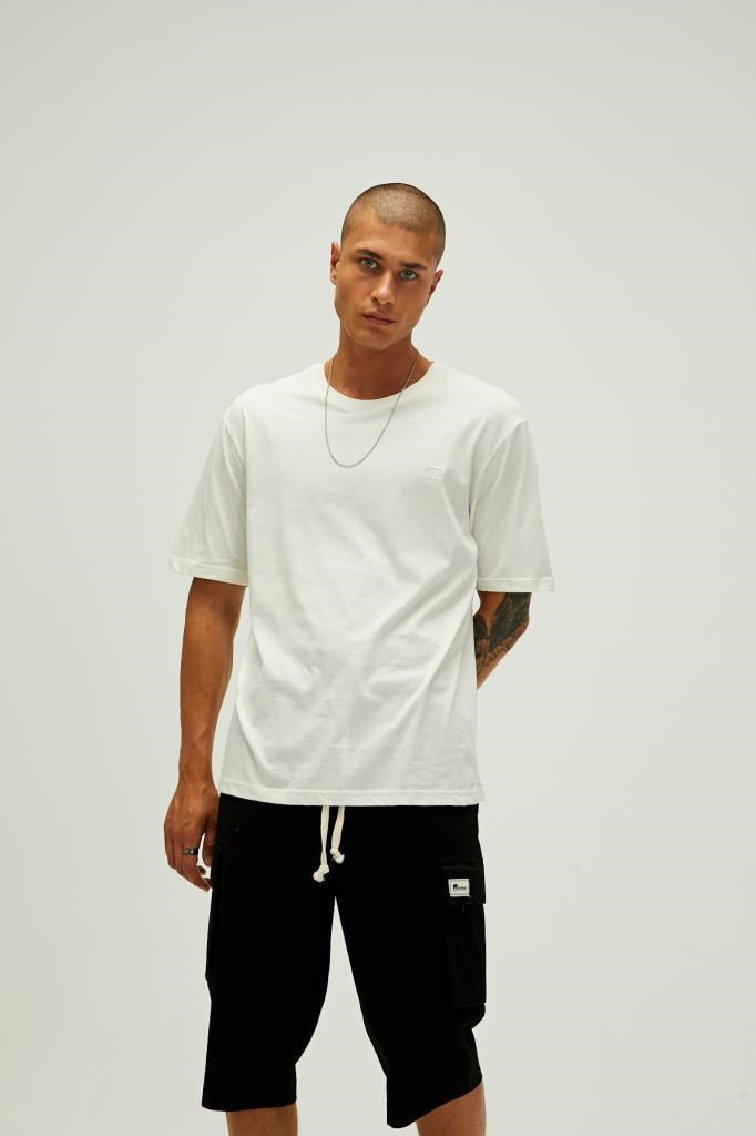 Bad Bear Erkek Tişört Oversize Beyaz T-shirt Lıber T-shirt 22.01.07.052
