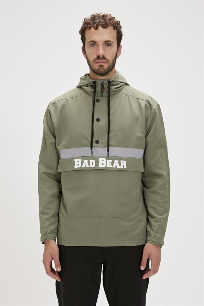 Bad Bear Erkek Yağmurluk REFLECT Erkek Rüzgarlık 23.02.13.005-Haki