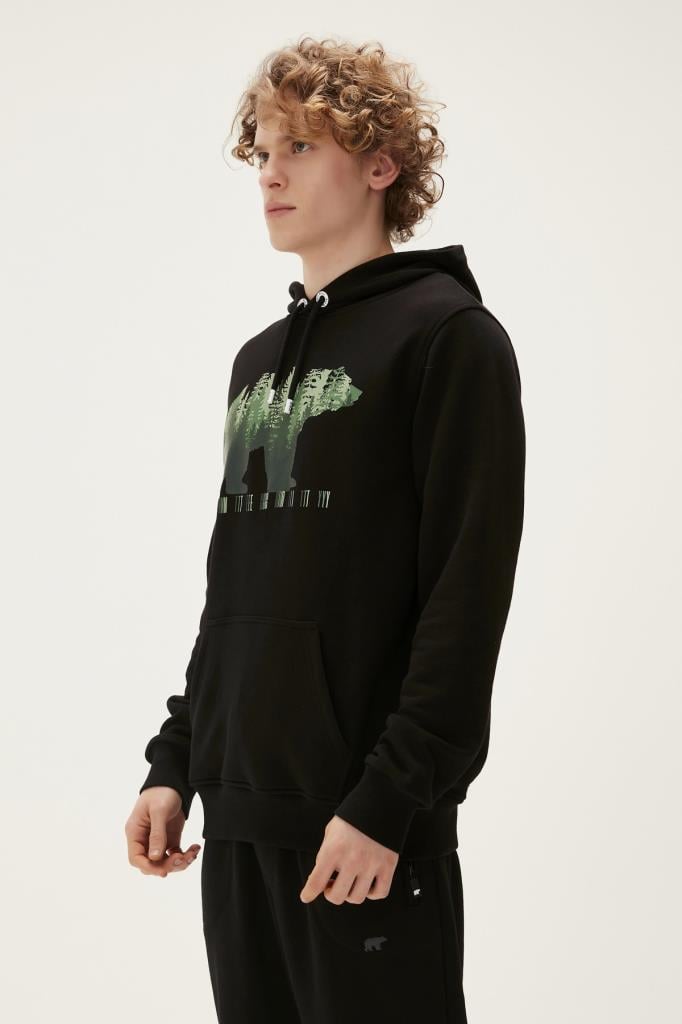 Bad Bear Integrity Kapüşonlu Erkek Siyah Sweatshirt
