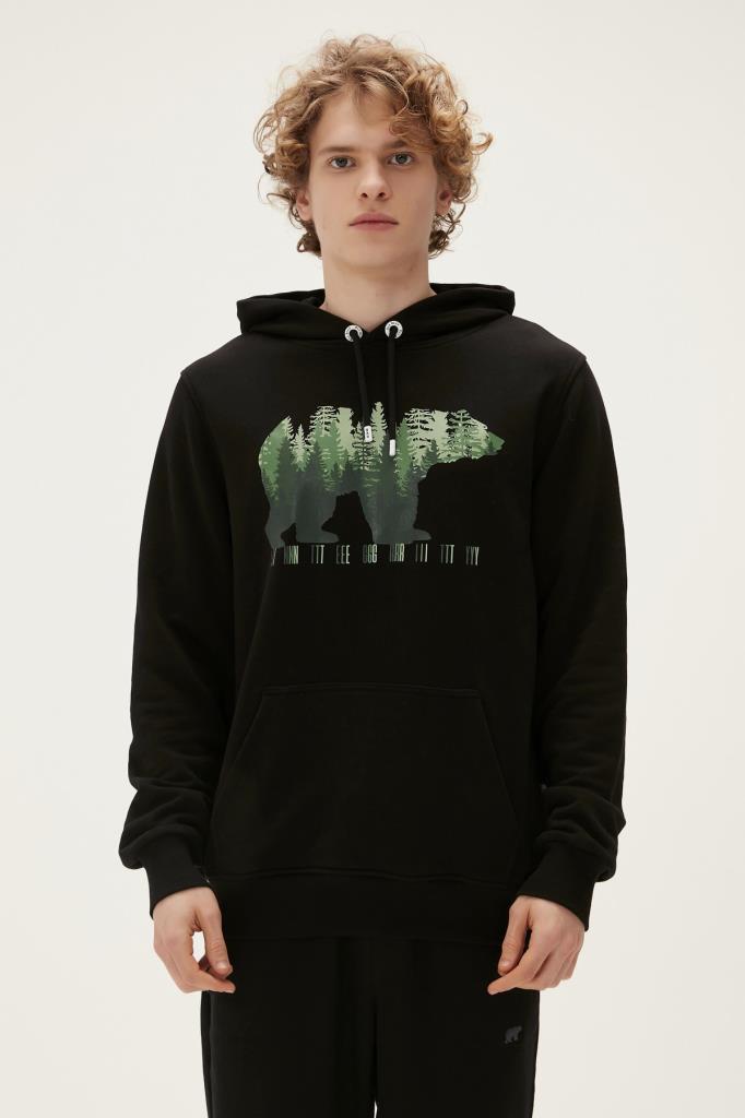 Bad Bear Integrity Kapüşonlu Erkek Siyah Sweatshirt
