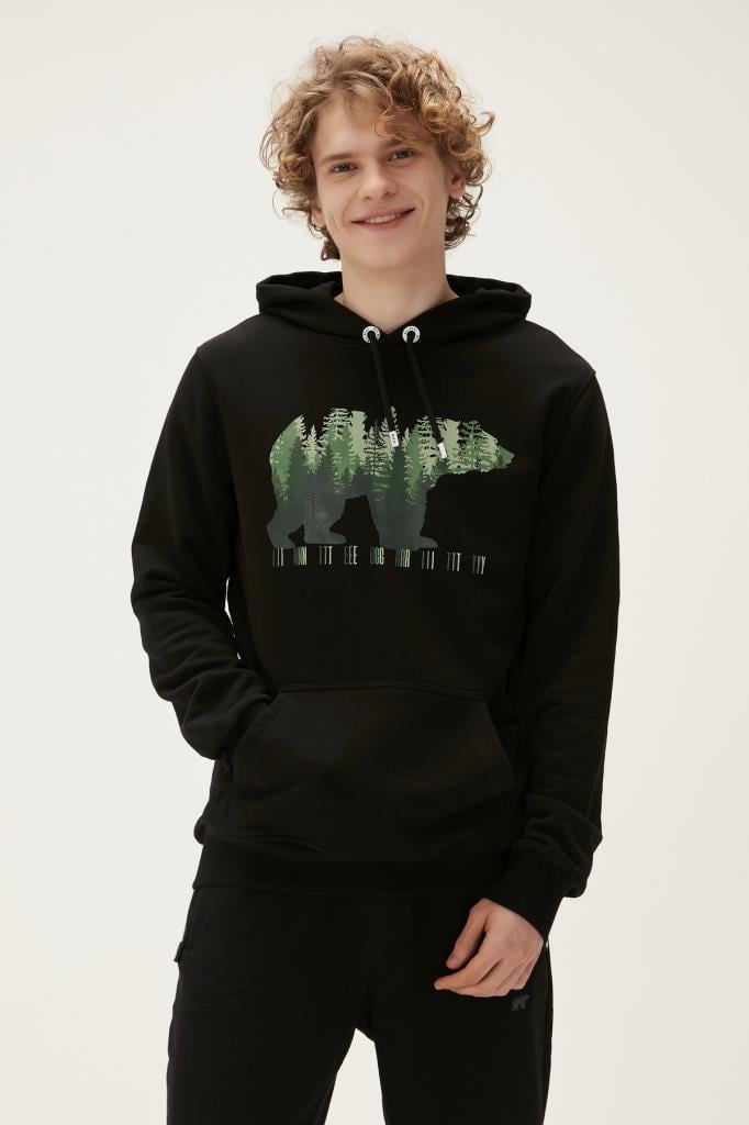 Bad Bear Integrity Kapüşonlu Erkek Siyah Sweatshirt