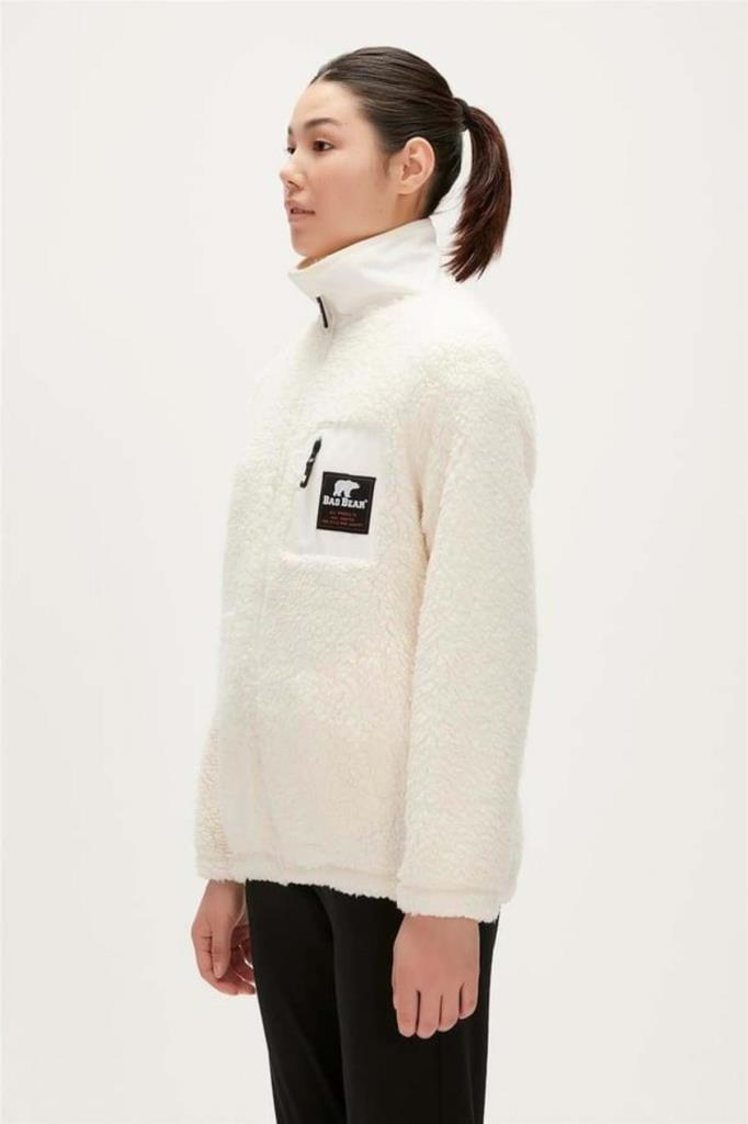Bad Bear Kadın Sweatshirt Emma Kapüşonlu Sweatshirt Beyaz-Bad Bear Kadın Sweatshirt Emma Kapüşonlu Sweatshirt Beyaz-23.04.29.001
