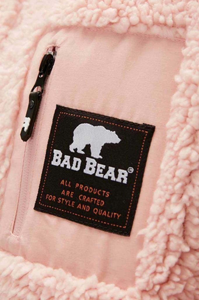 Bad Bear Kadın Sweatshirt Emma Peluş Kadın Polar Ceket 23.04.29.001BLUSH