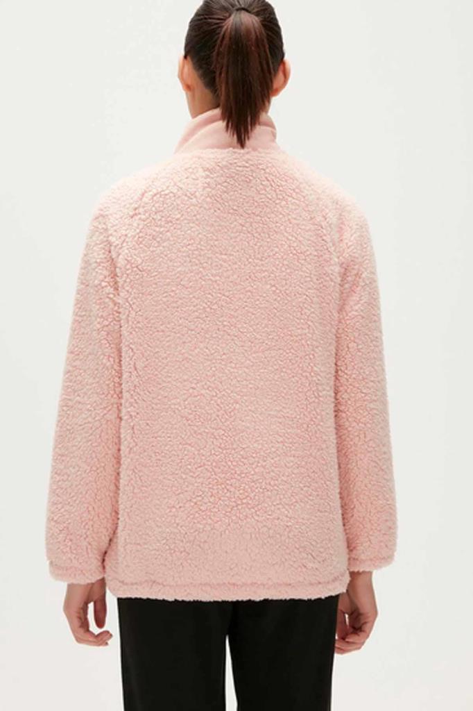 Bad Bear Kadın Sweatshirt Emma Peluş Kadın Polar Ceket 23.04.29.001BLUSH