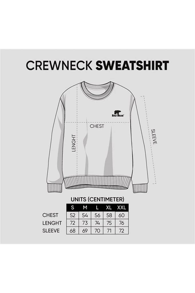 BadBear Bonfıre Crewneck Petroleum Erkek Sweatshirt