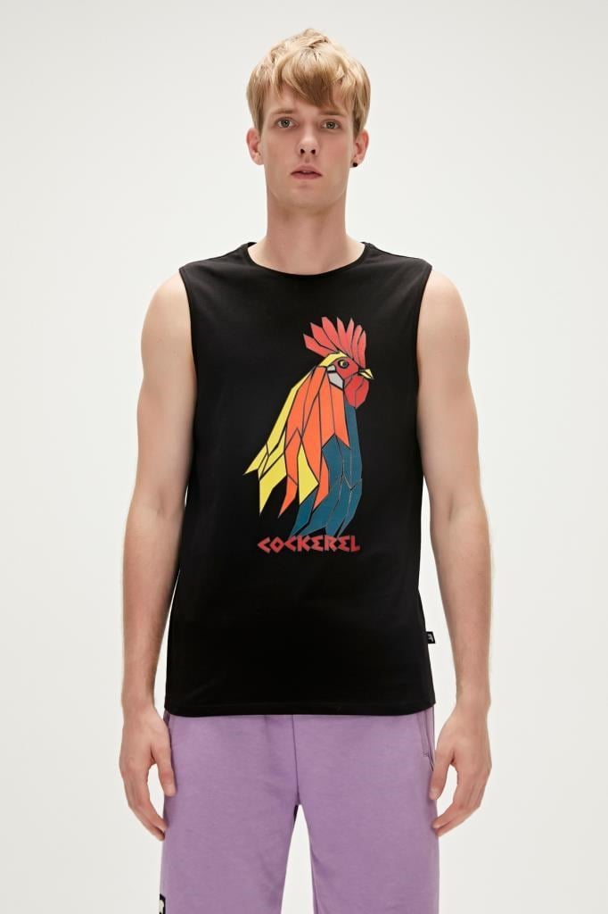 BadBear COCKEREL TANK-TOP Erkek Kolsuz Tişört