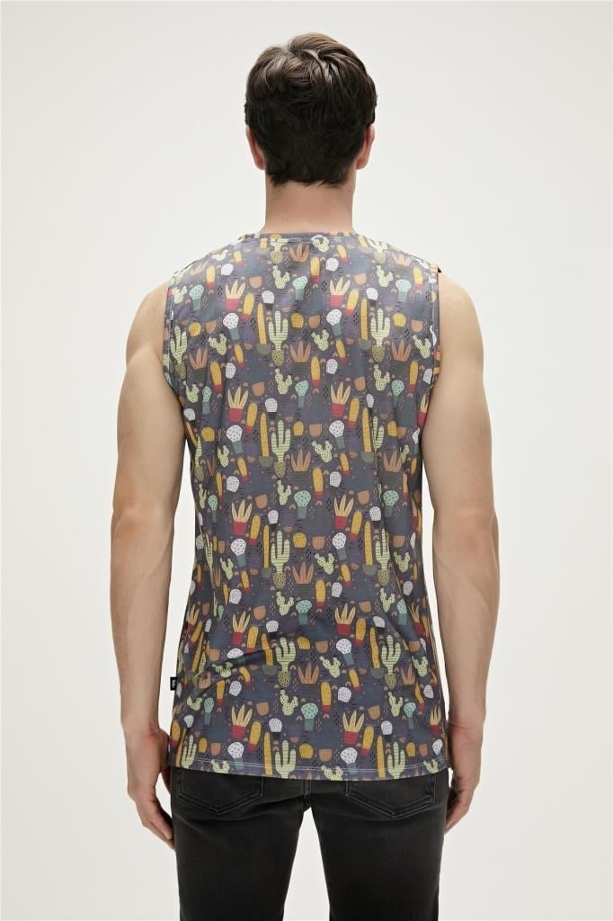 BadBear Erkek Atlet Areole Tank-top Antrasit