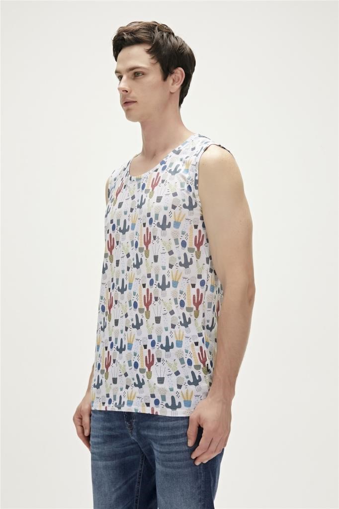 BadBear Erkek Atlet Areole Tank-top Beyaz