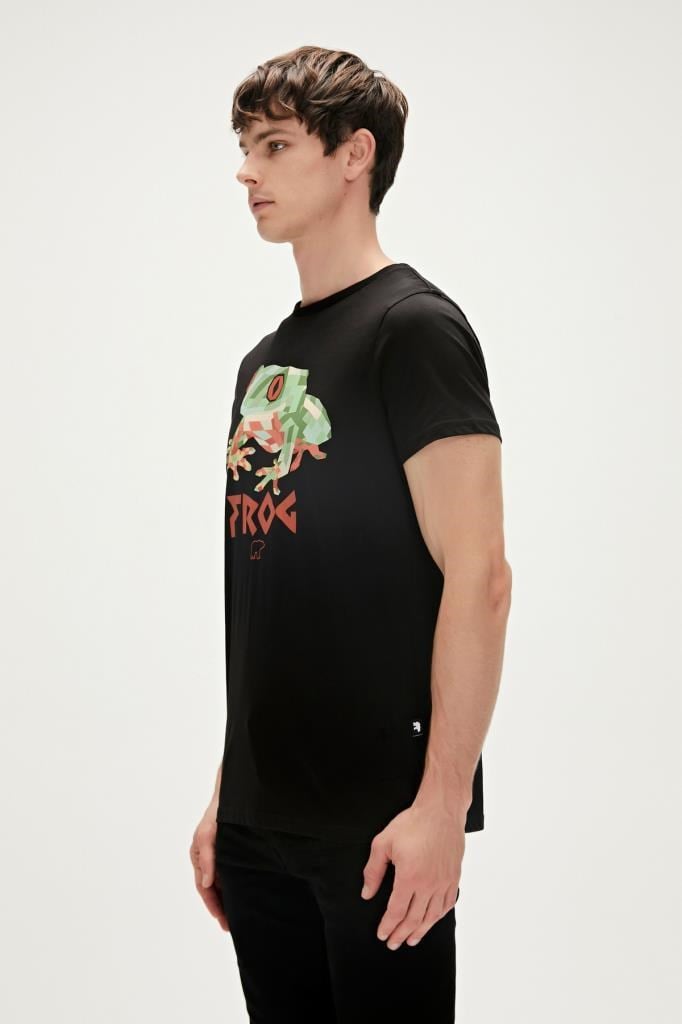 BadBear Erkek Frog T-shırt Siyah