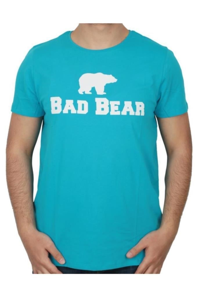 BadBear Erkek Mavi Tişört