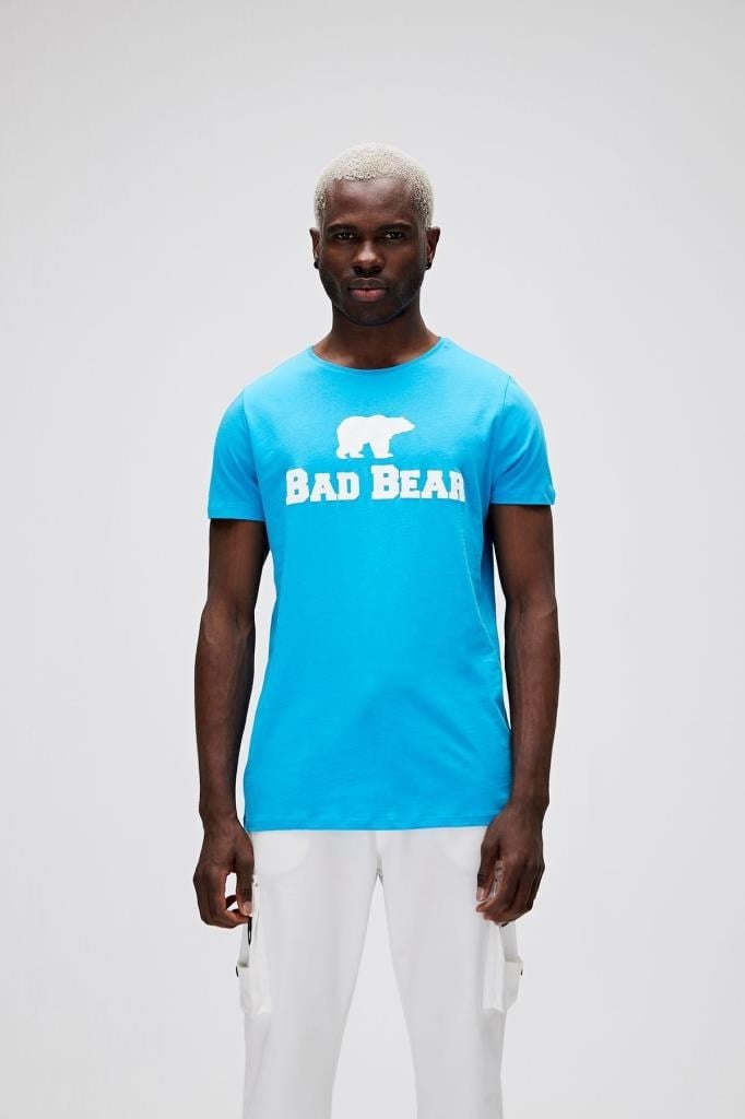 BadBear Erkek Mavi Tişört