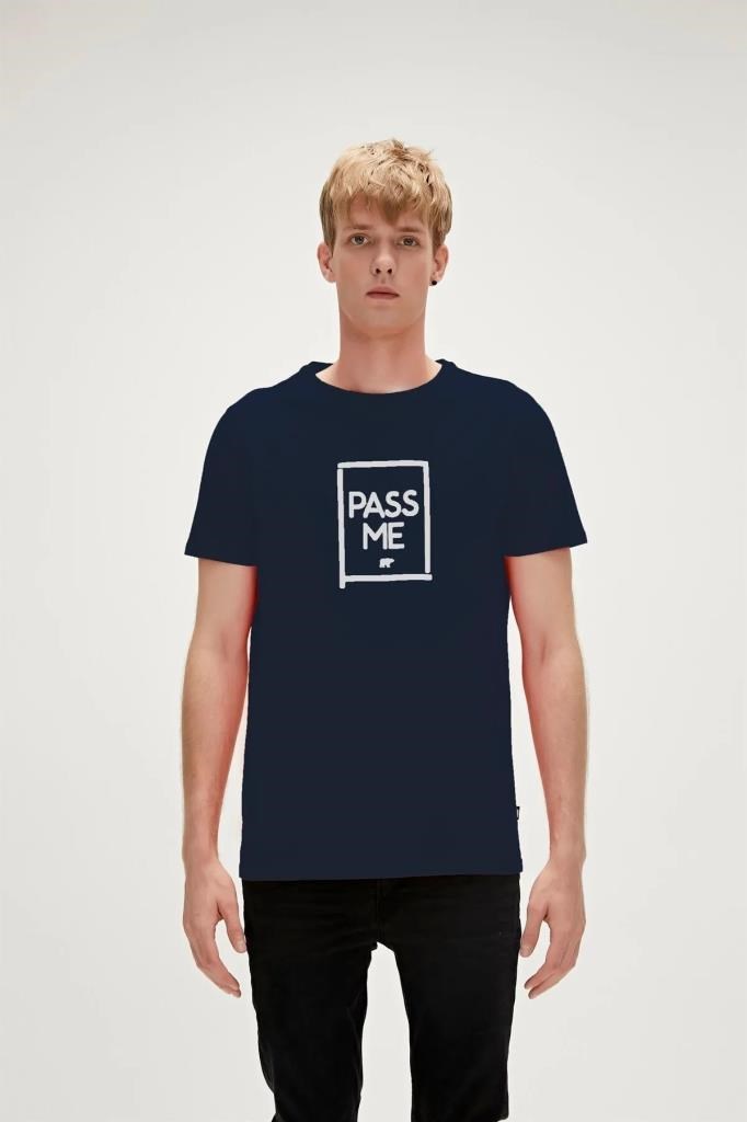 BadBear Erkek Pass Me Erkek Lacivert Tişört