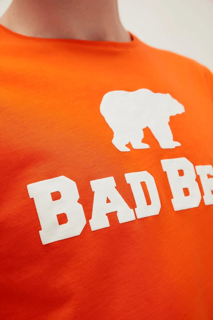 BadBear Erkek Turuncu Tişört