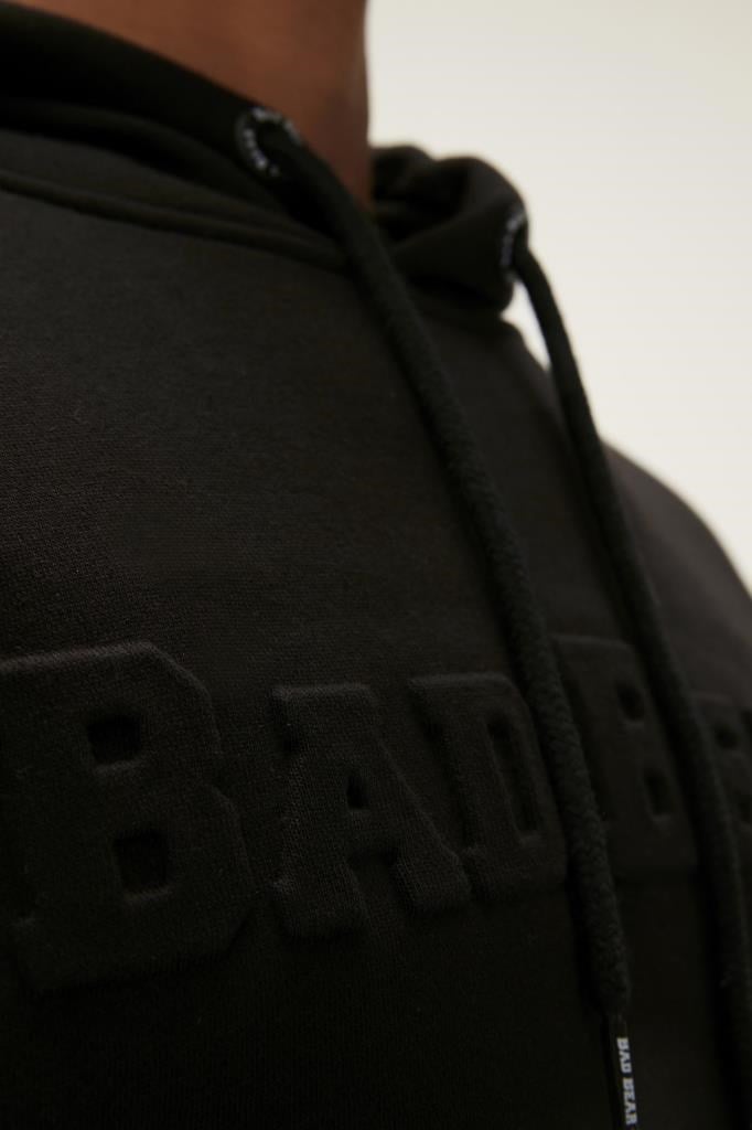 BadBear Pucker Bear Hoodıe Nıght Erkek Siyah Sweatshirt