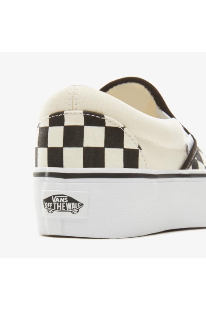 Classic Slip-On Platform Kadın Siyah - Bej Sneaker VN00018EBWW1