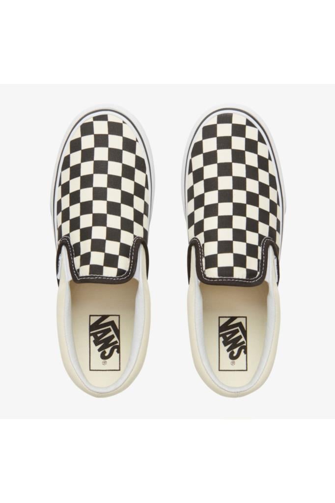 Classic Slip-On Platform Kadın Siyah - Bej Sneaker VN00018EBWW1