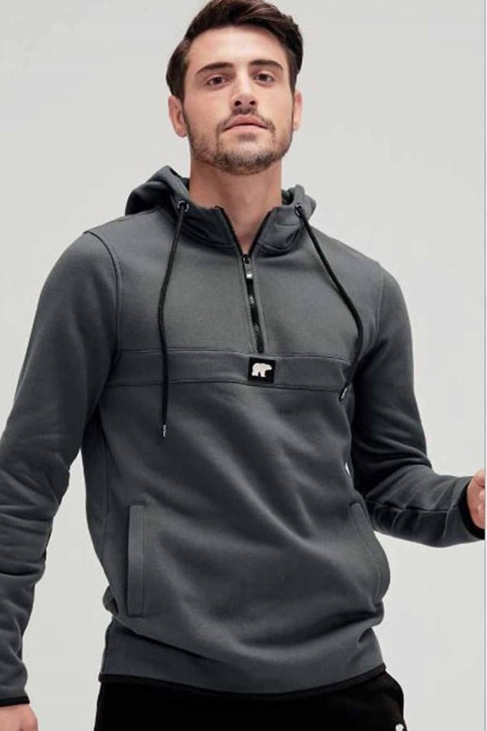 Defence Half-zıp Erkek Sweatshirt 19.02.27.027antrasit