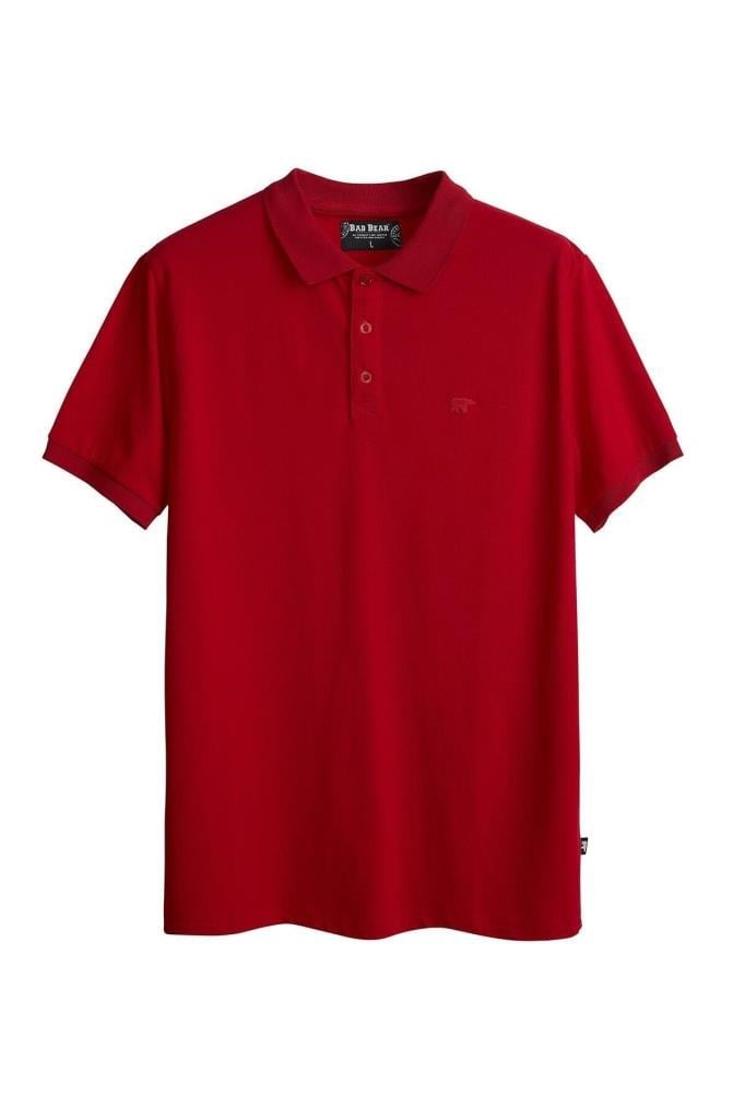 Erkek Kırmızı Stark Polo Tşört