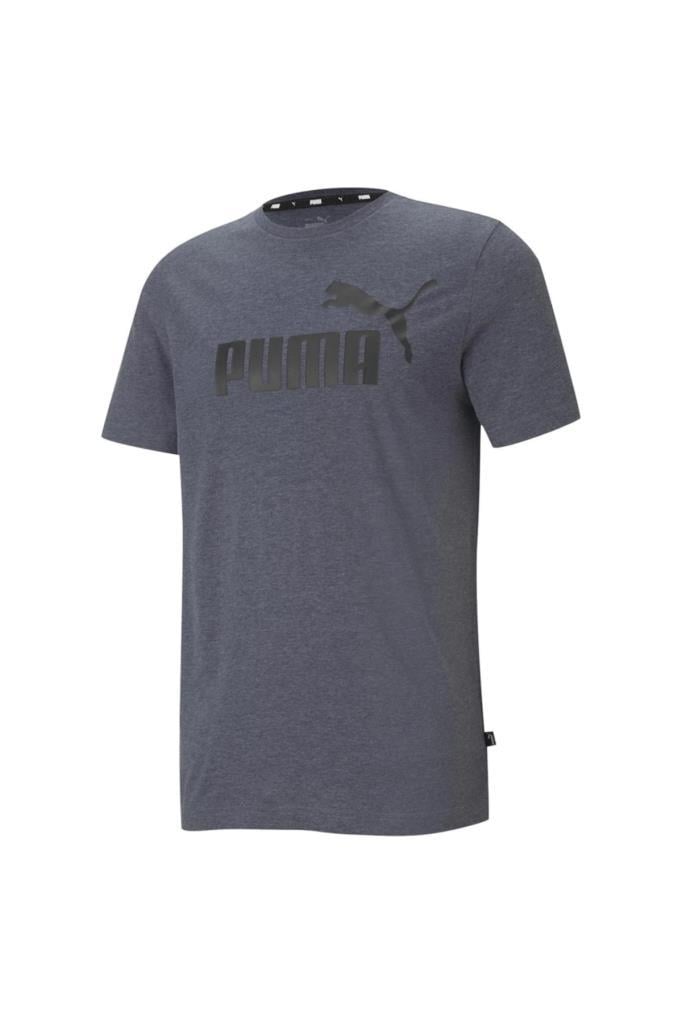 Essential Heather Tee Erkek Mavi Günlük Stil Tişört 58673606