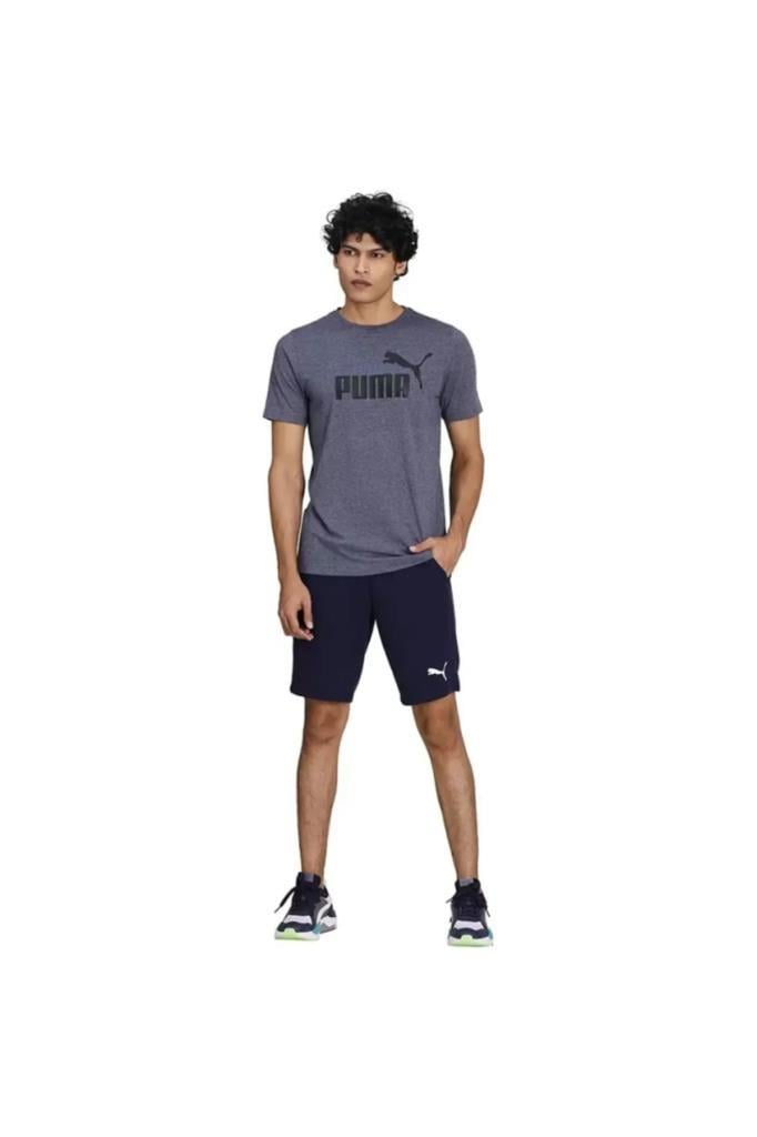 Essential Heather Tee Erkek Mavi Günlük Stil Tişört 58673606