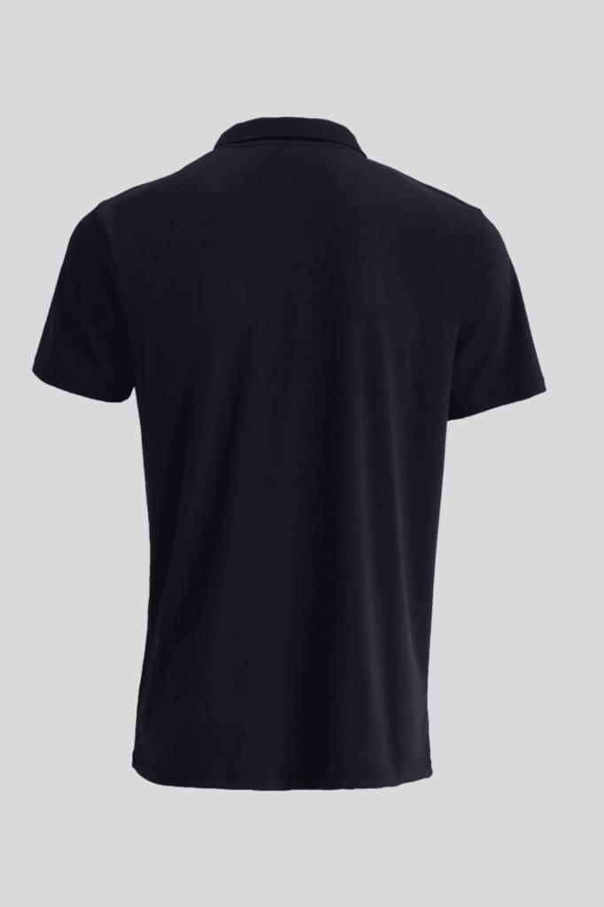 Kappa %100 Polyester (Pamuklu değildir) Kombat Poly Polo Erkek Siyah Regular Fit Polo Yaka Tişört