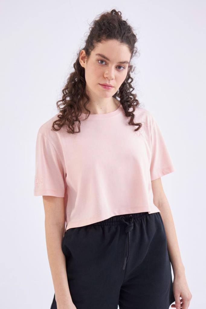 Kappa Authentic Ghigax T-shirt Kadın Pembe Tshirt 381G8MW