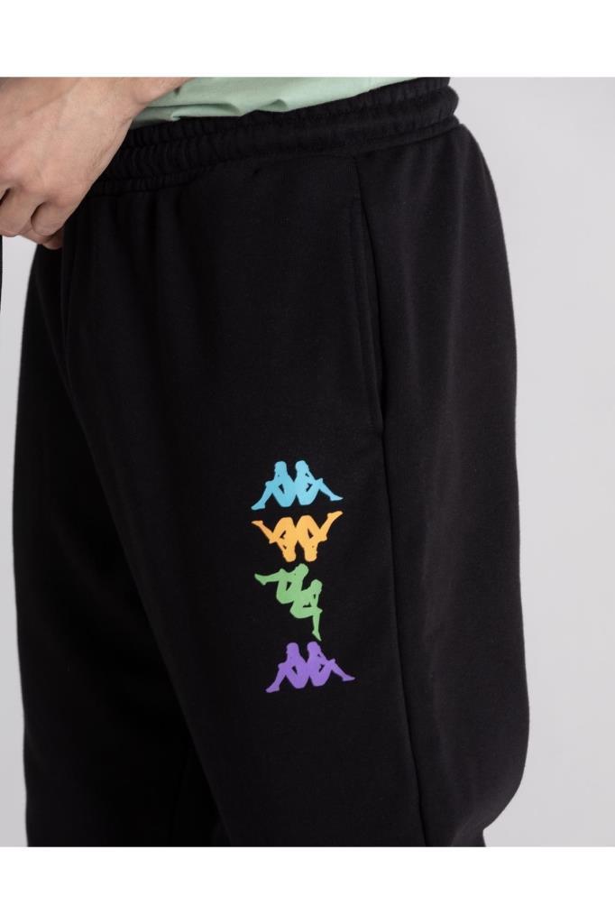 Kappa Authentic Lateck Erkek Siyah Eşofman Altı 311H3LW