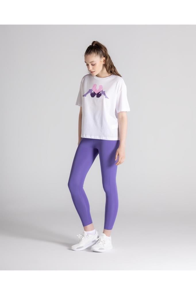 Kappa Authentic Sama W Kadın Beyaz Tshirt 331F4TW 