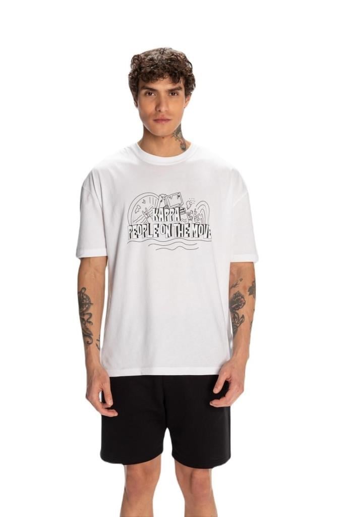 Kappa Erkek Tişört Logo Fred Erkek Spor Tişört 321W7VW