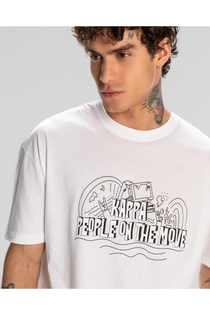 Kappa Erkek Tişört Logo Fred Erkek Spor Tişört 321W7VW