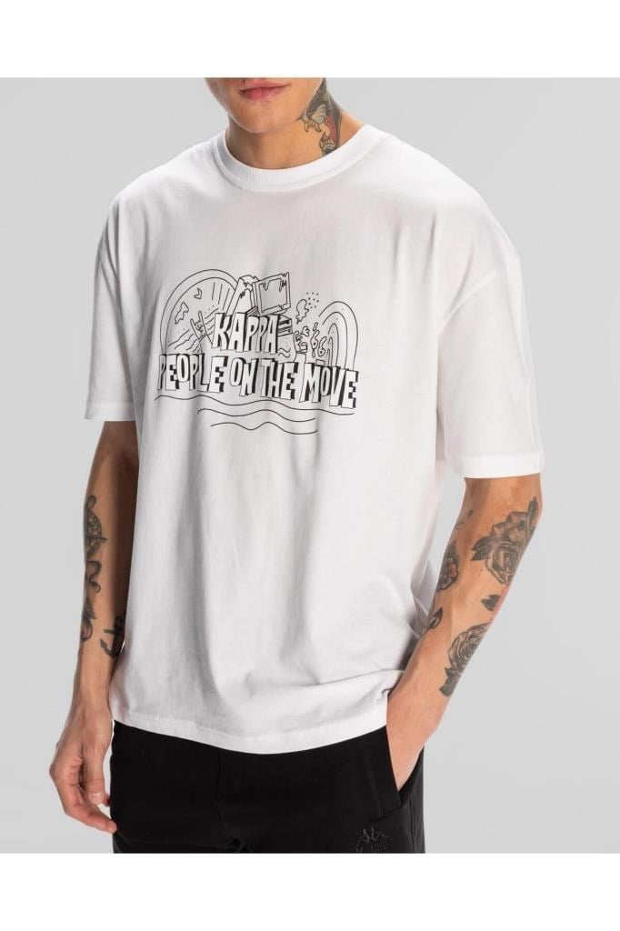 Kappa Erkek Tişört Logo Fred Erkek Spor Tişört 321W7VW