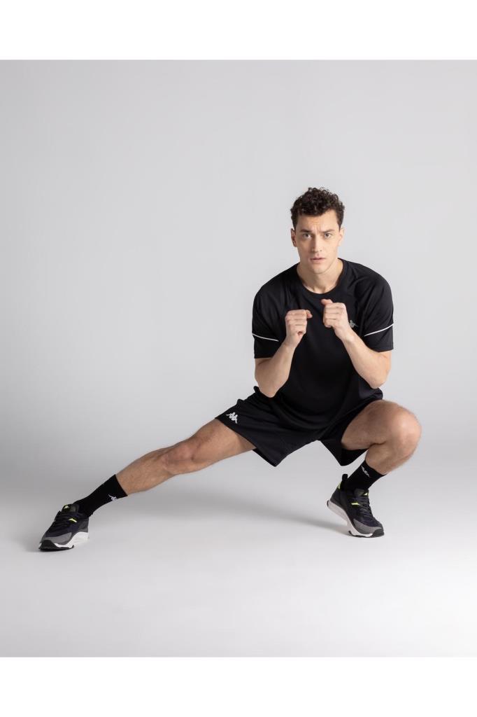 Kappa Kombat Demy Short Erkek Siyah Regular Fit Şort 381J3EW