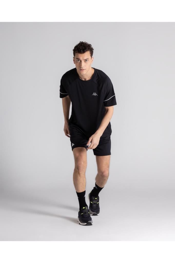 Kappa Kombat Demy Short Erkek Siyah Regular Fit Şort 381J3EW