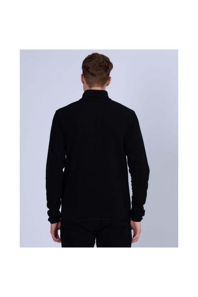 Kappa Logo Vauste Slım Tk Erkek Siyah Sweatshirt 361G3PW