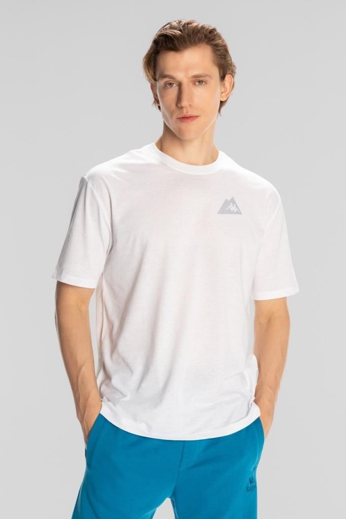 Kunio Erkek T-Shirt Kappa Beyaz Tişört 321X71W-001