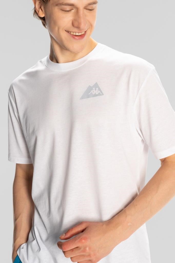 Kunio Erkek T-Shirt Kappa Beyaz Tişört 321X71W-001