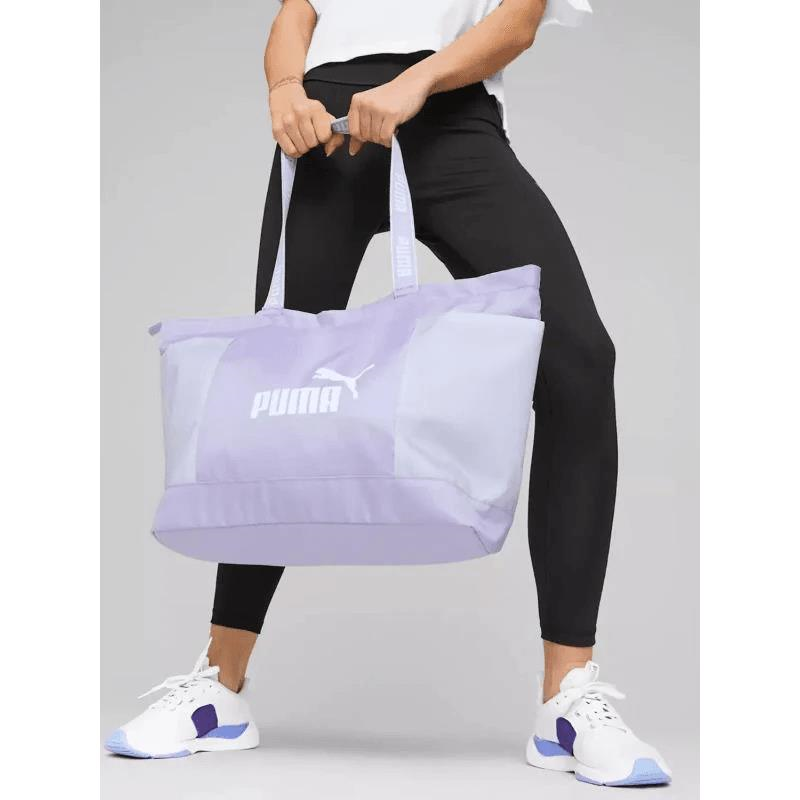 Puma Core Base Large Shopper Kadın Lila Omuz Çantası 079464 02