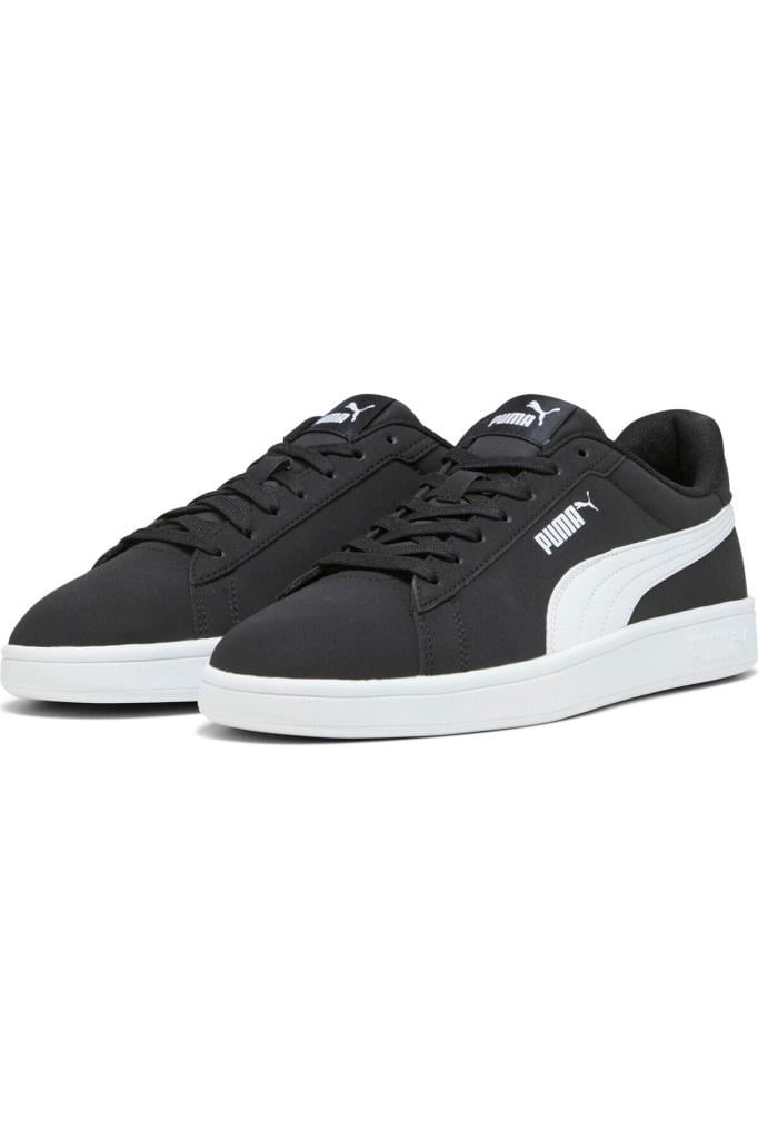 Puma Erkek Günlük Spor Ayakkabı Smash 3.0 Buck PUMA Black-PUMA Whit 39233601STD