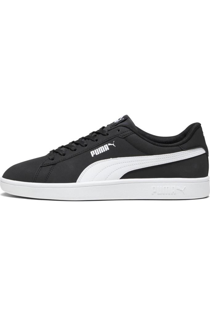Puma Erkek Günlük Spor Ayakkabı Smash 3.0 Buck PUMA Black-PUMA Whit 39233601STD