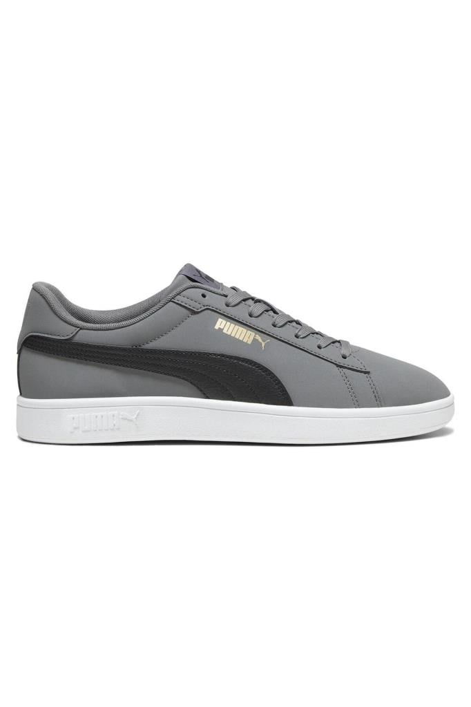 Puma Erkek Günlük Spor Ayakkabı Smash 3.0 Buck Erkek Gri Spor Ayakkabı 392336-02