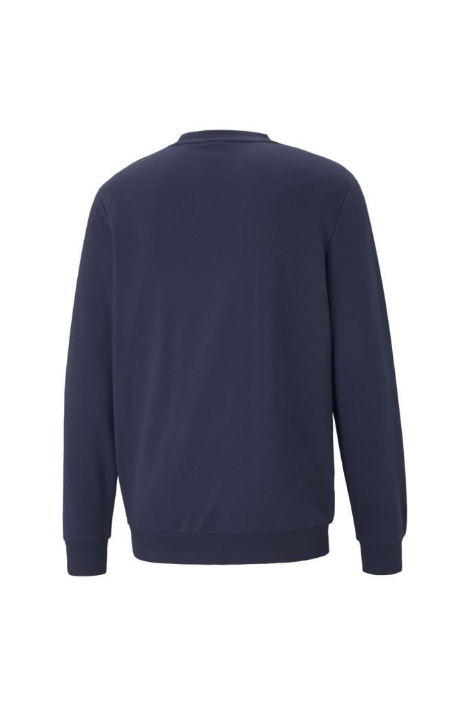Puma Erkek Lacivert Sweatshirt ESS Big Logo Crew - Lacivert Erkek Sweatshirt