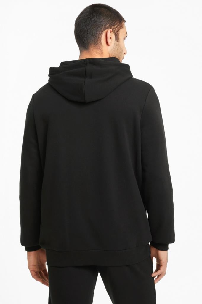 Puma Essential Big Logo Hoodie Erkek Siyah Sweatshirt 586688 01