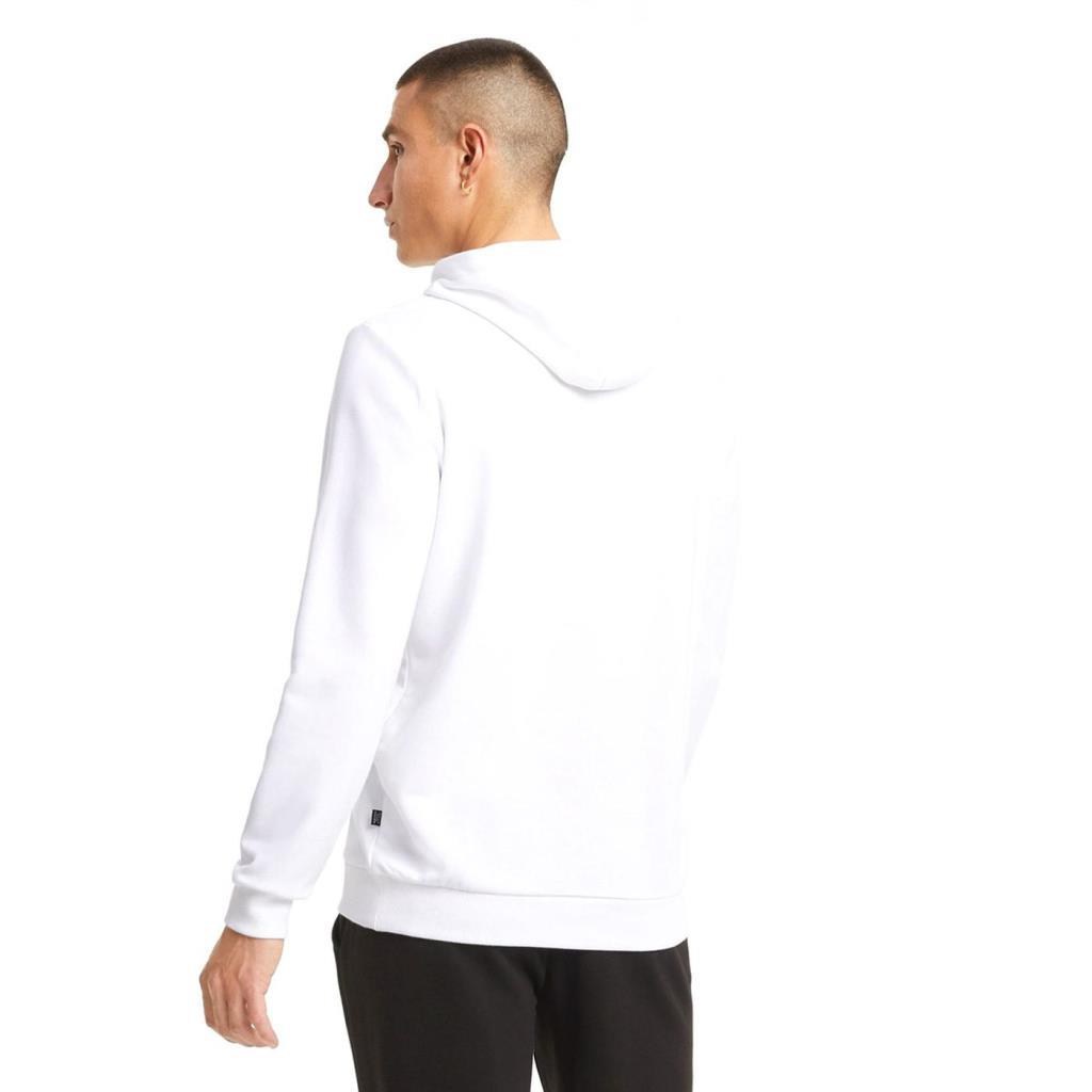 Puma Essential Big Logo Hoodie Tr Erkek Beyaz Sweatshirt 586688 02