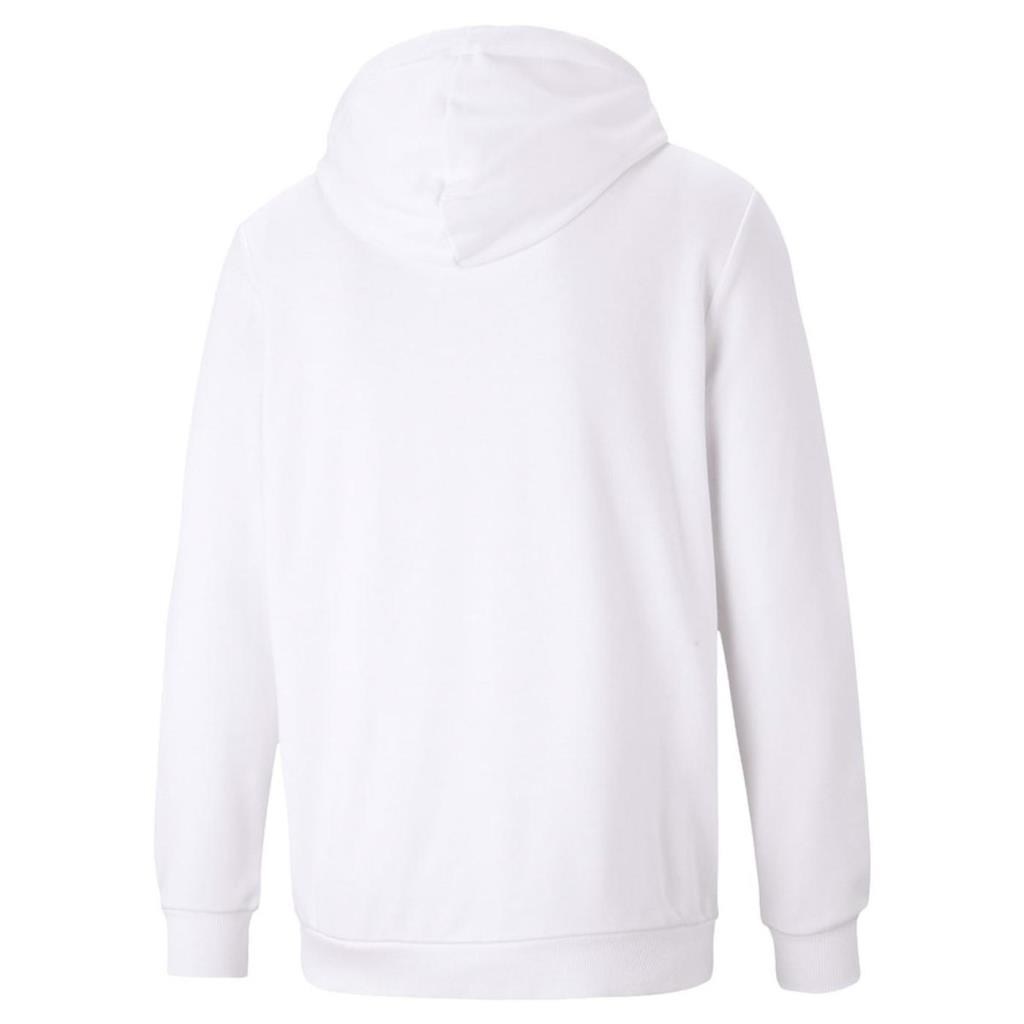 Puma Essential Big Logo Hoodie Tr Erkek Beyaz Sweatshirt 586688 02