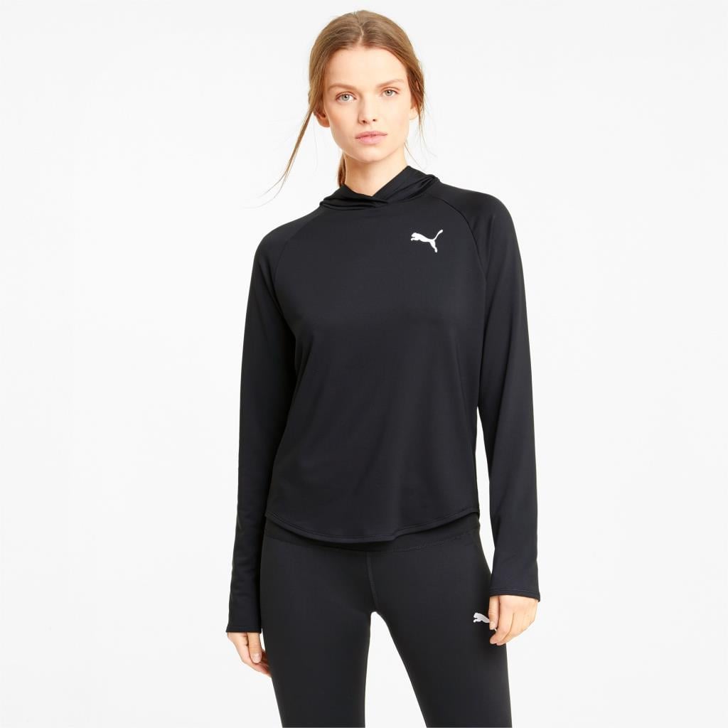 Puma Kadın Sweatshirt Active Hoodie Kadın Sweatshirt - Siyah