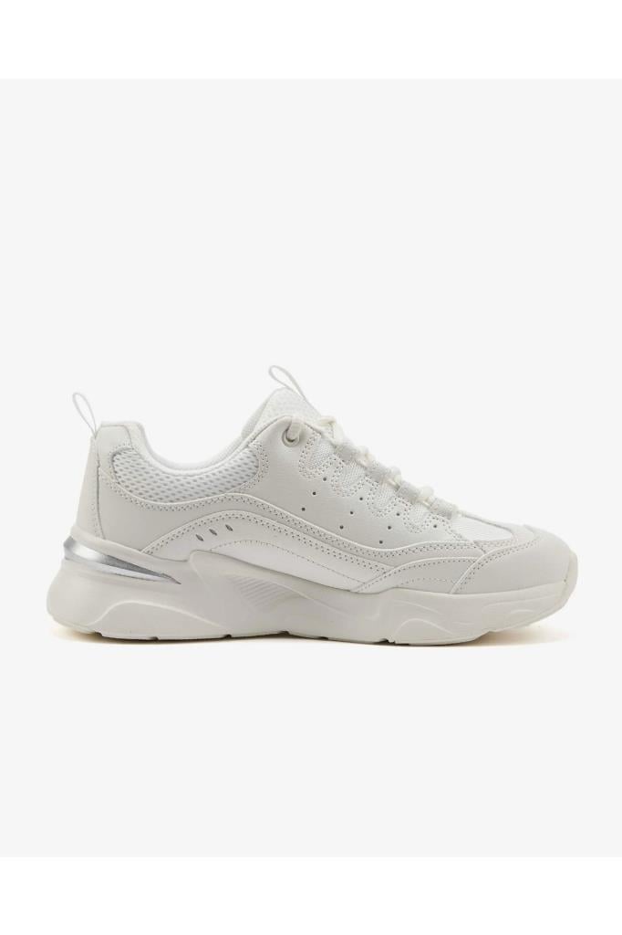 Skechers Bobs Bamina - Star Strikez Kadın Beyaz Günlük Spor Ayakkabı 117355 OFWT